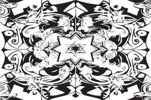 Black Silhouette Abstract Texture on White Background for Overlay Design vector