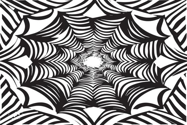 High Contrast Black and White Patterns for Overlay Design