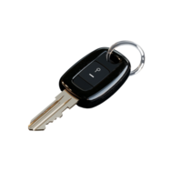Car key with remote control features on transparent background png