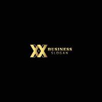 Modern Letter X or XX monogram with eps 10. vector