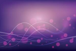 Purple abstract blurred gradient background with bokeh effect vector