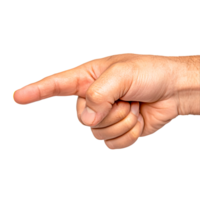 Hand Gesture Pointing Direction Towards Audience png