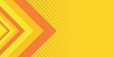 Orange color layer paper with halftone dots. for wallpaper background design and banners vector