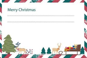 old style invitation card design for Christmas and New Year vector