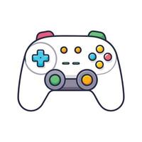 Gamepad Controller - Minimalist Gaming Device Illustration for Modern Entertainment and Interactive Art vector