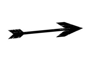 Handdrawn Arrow Marker - Minimalist Sketch Style Design for Modern Navigation and Creative Directional Art vector