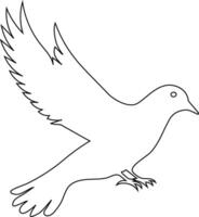 The Meaning Behind Dove Bird Silhouette Designs vector