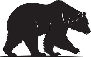 Bears Silhouette Patterns How to Create Iconic Wildlife Art vector