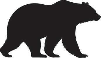 Incorporate Wildlife with Unique Bears Silhouette Art vector