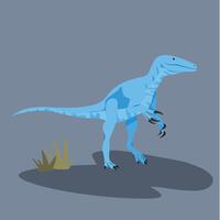 Megaraptor Carnivore Fast and agile predator, hunts small animals vector