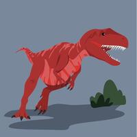Megalosaurus Carnivor Dinosaur Medium-sized predator, lives in forests vector