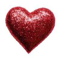 Red Heart on Transparent Background png