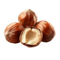 Hazelnuts on Transparent Background png