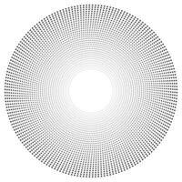 White background with blue round halftone pattern background vector