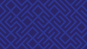 Deep blue geometric pattern with interconnected maze lines, modern abstract design vector