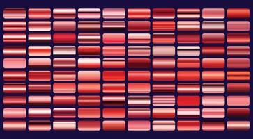 A set of colored gradients. Metallic gradient effects for the design of text and bulletin boards, infographics. vector