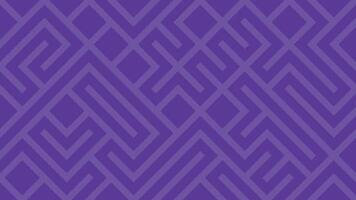 Purple Geometric Line Pattern Background with Abstract Maze Design vector