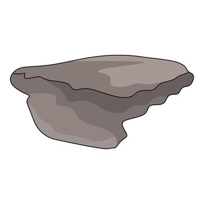 illustration of cliff