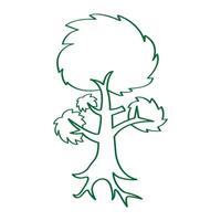 tree logo illustration vector