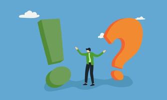 illustration of question marks. frequently asked questions or problem solving. vector