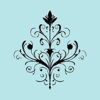 Simple Swirl Design Vintage vector