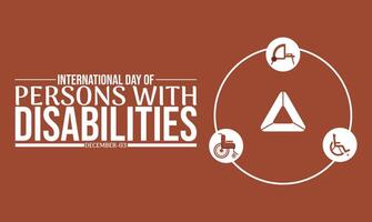How to Support the International Day of Persons with Disabilities the vector