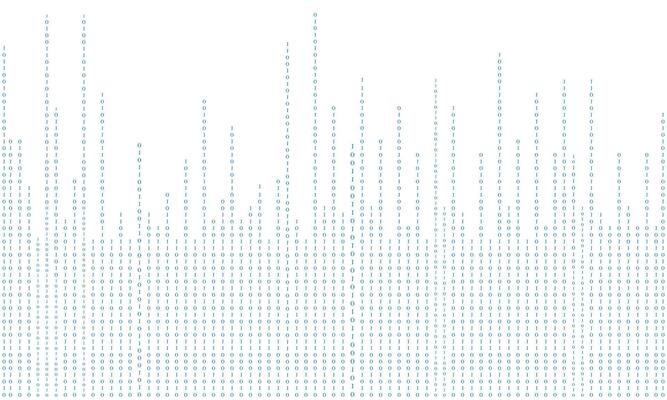 Binary Code Wave Vector Art, Icons, and Graphics for Free Download