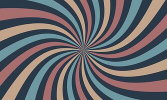 vintage colorful spiral sunburst pattern background vector