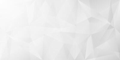 glowing white triangular polygon texture background vector