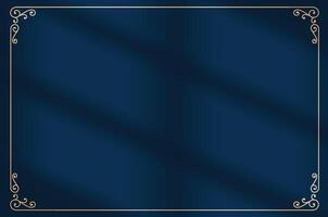 Vintage golden frames and borders, Luxury decorative ornament. vector