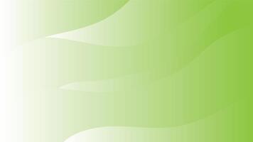 Abstract green wave lines background vector