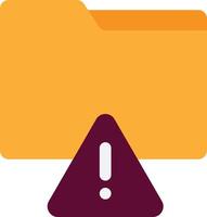 Folder File Alert vector