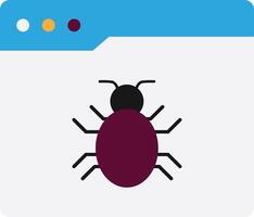 Virus Warning Browser vector