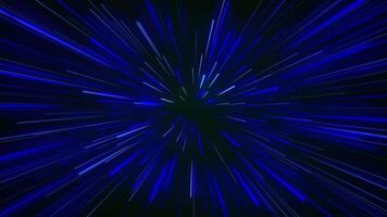 Blue neon animated starburst pattern for use as a background video