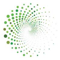 Colorful circle dotted form. Geometric circular shapes. vector
