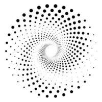 Black halftone design element vector