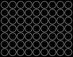 Simple Circle Shape Motif Pattern, can use for decoration, ornate, wallpaper, carpet, wrapping, bad cover, fabric, textile, tile or graphic design element vector