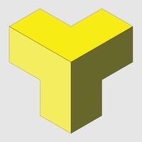 3D Cube icon illustration design. vector
