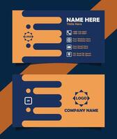 Minimal Business Card Design Template. Visiting design. Contact Information Template. Company Branding. Business Card, Visiting Card. vector