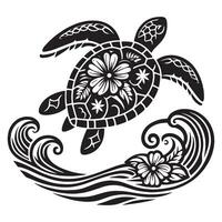 Tide Traveler Turtle s Journey vector