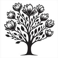 Magnolia Dreams A Symphony of Blooms vector
