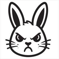 The Angry Rabbit Strikes vector