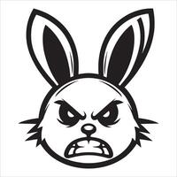 Angry Rabbit A Tale of Fury vector