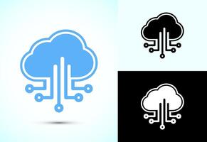 Cloud computing icon design illustration vector