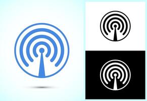 Internet Connection Symbol, Wireless and WIFI Sign vector
