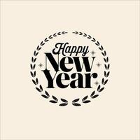 Sophisticated 2025 Design for New Year Celebrations vector