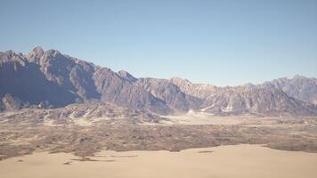 Majestic Mountain Range View From Airplane video