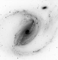 Galaxy with constellations cosmic background, universe with stars and space clouds 3D illustration, negative mode photo