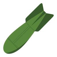 bomb icon isolated vector