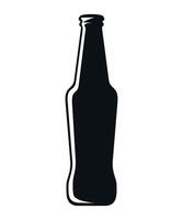 glass bottle icon isolated vector